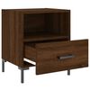 vidaXL Tables de chevet 2 pcs ch&ecirc;ne marron 40x35x47,5 cm