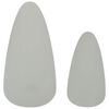 vidaXL Tables basses 2 pcs Gris Pin massif