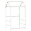 vidaXL Lit de jour avec toit sans matelas blanc 90x190 cm bois massif