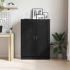 vidaXL Biblioth&egrave;que Ch&ecirc;ne noir 82,5 x 30,5 x 115 cm Bois d'ing&eacute;nierie