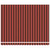 vidaXL Auvent R&eacute;tractable Rouge et Noir 400 &times; 300 cm Tissu et M&eacute;tal