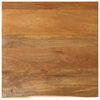 vidaXL Dessus de table &agrave; bord vivant 60x60x2,5 cm bois massif manguier