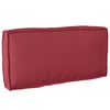 vidaXL Set de coussins de palette 2 pcs Noir Tissu Oxford