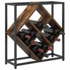 vidaXL Étagère à vin Chêne fumé 51 x 18 x 52,5 cm Bois d'ingénierie