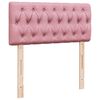 vidaXL Sommier &agrave; lattes de lit et matelas Rose 80x200 cm Velours