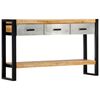 vidaXL Table console 130x30x76 cm Bois de manguier massif