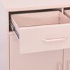 vidaXL Armoire de rangement Rose 80x35x101,5 cm Acier