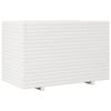vidaXL Jardini&egrave;re blanc 110x60x72 cm bois de pin massif