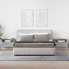 vidaXL Tables de chevet murales 2 pcs sonoma gris 45x26x28,5 cm