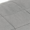 vidaXL Couverture lest&eacute;e Gris 138x200 cm 6 kg Tissu
