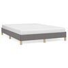 vidaXL Cadre de lit sans matelas gris fonc&eacute; 140x190 cm tissu