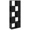 vidaXL Ensemble meuble TV Noir 60 x 24 x 156 cm Bois d'ing&eacute;nierie