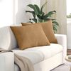 vidaXL Coussins de canap&eacute; 2 pcs Marron 70 x 50 cm