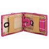 vidaXL Table de massage pliable 2 zones Bois Rose