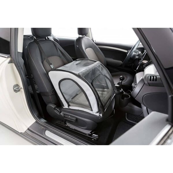 TRIXIE Si&egrave;ge d'auto pour animaux de compagnie 44x40x37 cm Gris et noir