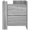 vidaXL Table de chevet sonoma gris 45x50x50 cm bois d'ing&eacute;nierie