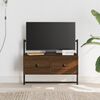 vidaXL Meuble TV mural ch&ecirc;ne marron 60,5x30x51 cm bois d'ing&eacute;nierie