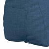 vidaXL Coussin de Dos Bleu 45 x 20 x 35 cm tissu