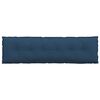vidaXL Coussin de Dos Bleu 180 x 19 x 50 cm tissu