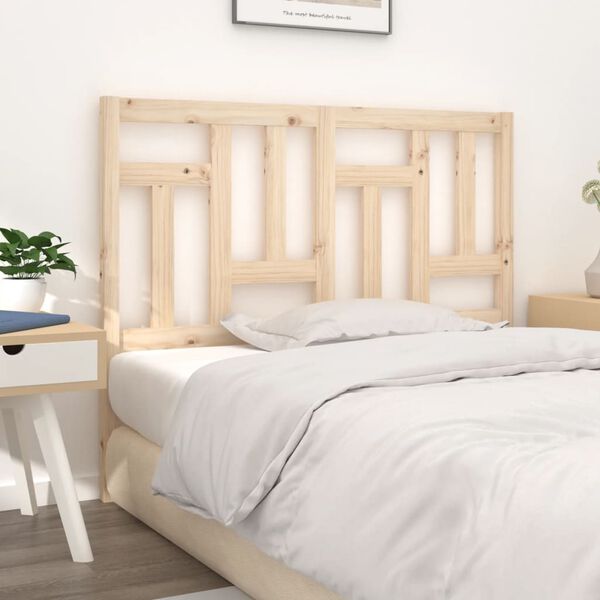 vidaXL T&ecirc;te de lit 140,5x4x100 cm Bois massif de pin