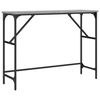 vidaXL Table console sonoma gris 100x32x75 cm bois d'ing&eacute;nierie