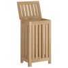 vidaXL Bac &agrave; linge 35x25x60 cm bois de teck massif