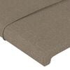vidaXL Cadre de lit sans matelas taupe 90x190 cm tissu