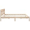 vidaXL Cadre de lit Marron 180 x 200 cm Pin massif