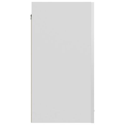 vidaXL Armoire suspendue Blanc brillant 60x31x60 cm Bois d’ingénierie