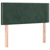 vidaXL Sommier &agrave; lattes de lit et matelas Vert fonc&eacute; 80x200 cm Velours