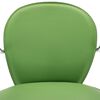 vidaXL Tabourets de bar avec accoudoir lot de 2 vert similicuir