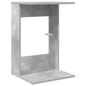 vidaXL Table d'appoint Gris b&eacute;ton 40 x 38 x 62,5 cm Bois d'ing&eacute;nierie