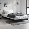 vidaXL Cadre de lit sans matelas noir 90x200 cm bois d'ingénierie