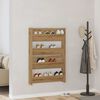 vidaXL Cabinet &agrave; chaussures 2 pcs Ch&ecirc;ne artisanal 85 x 18 x 90 cm