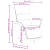 vidaXL Fauteuil inclinable avec repose-pieds marron tissu