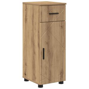 vidaXL Cabinet de salle de bain Ch&ecirc;ne artisanal 30 x 35 x 80 cm
