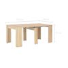 vidaXL Table &agrave; manger extensible Ch&ecirc;ne Sonoma 175x90x75 cm
