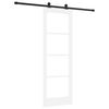 vidaXL Porte coulissante ORKDAL Blanc et Noir 73,5 x 211 cm