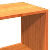 vidaXL Lit biblioth&egrave;que sans matelas cire marron 135x190 cm pin massif