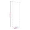vidaXL &Eacute;cran de balcon Rouge 80x240 cm Tissu Oxford