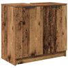 vidaXL Ensemble de Meubles de Salle de Bain avec &eacute;tag&egrave;re Bois Ancien