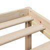 vidaXL Lit biblioth&egrave;que sans matelas 160x200 cm bois massif de pin