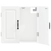 vidaXL Cabinet pour cible UTRECHT Blanc brillant 52,5 x 10,5 x 53,5 cm