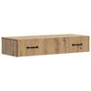 vidaXL Table d'appoint murale 87,5 x 34,5 x 17 cm Bois d'ing&eacute;nierie