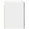 vidaXL Armoire suspendue avec porte 2 pcs Gris Sonoma 60 x 31 x 40 cm