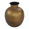 HSM Collection Vase Padua petit 30x35 cm Dor&eacute; et gris