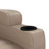 vidaXL Fauteuil inclinable Jaune clair Tissu