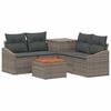 vidaXL Ensemble de Canap&eacute;s 6 pc Gris et Gris fonc&eacute;