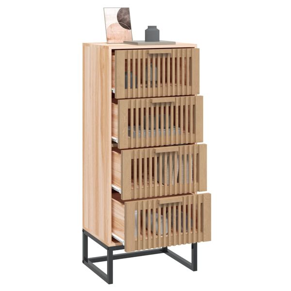 vidaXL Buffet haut 40x30x95 cm bois d'ing&eacute;nierie