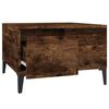 vidaXL Table basse chêne fumé 55x55x36,5 cm bois d'ingénierie